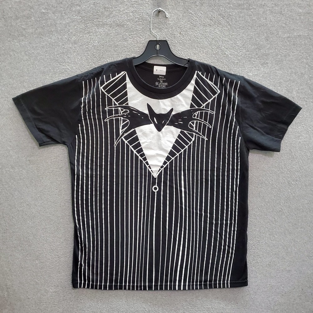 Disney‎ Men T-Shirt XL Black Burton's The Nightmare Before Christmas Tee